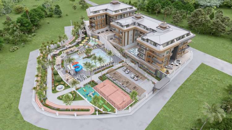 ALANYA OBA'DA İNŞAATI DEVAM ETMEKTE OLAN PROJEDEN SATILIK DAİRELER